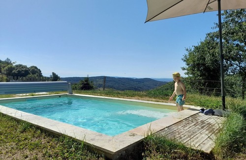 Lentilleres House | Pretty house in southern Ardèche with view, in Cévennes hamlet