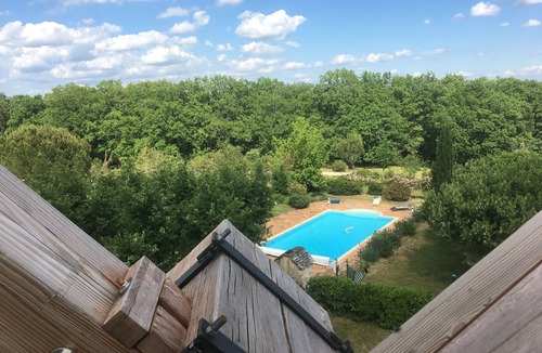 Saint-Chels House | Property 2 stone towers large shady enclosed garden large swimming pool 12m X 6 m