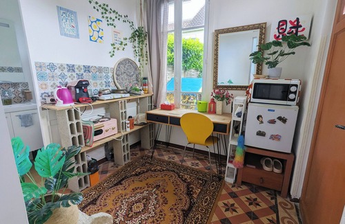 Savigny-sur-Orge Apartment | Quiet independent room with private bathroom/WC, garden access, near Paris Orly