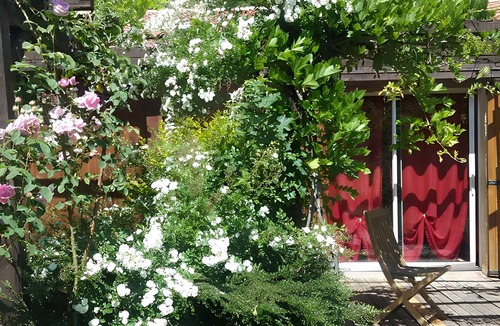 L'Epine Apartment | Room "Tilleul" with Private Terrace, Shared Garden, Wi-Fi, and E-Bike Charging