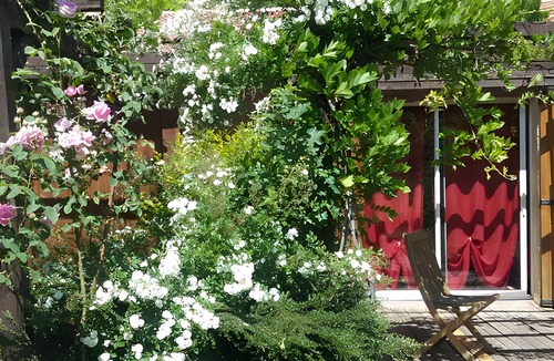 L'Epine Apartment | Room 'Tilleul' with Private Terrace, Shared Garden and Wi-Fi