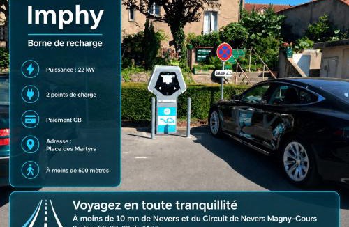 Imphy Apartment | S17 Parking Wifi 2 chambres, 4 personnes Réduc à la semaine ou mois