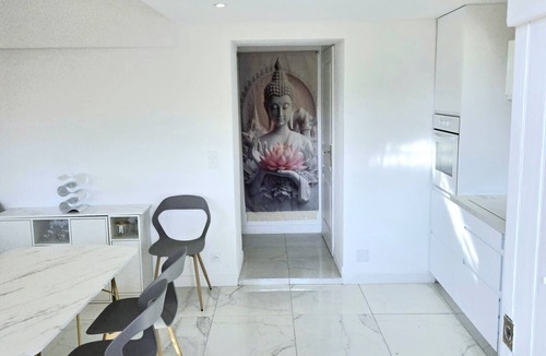 La Californie Apartment | Souplex villa Nice Fabron exclusive pool sea view, 3 min beach, streetcar, shops