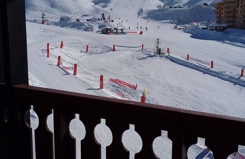 Plagne Soleil Apartment | South-facing apartment at slopes, 5 people, balcony