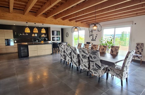 Favieres Cottage | Spacious contemporary house with panoramic terrace and heated pool