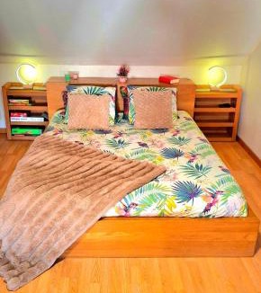 L'Etoile Apartment | Studio cosy climatisé 5 pers avec jardin vue vignes et nature