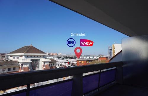 Quartier Atlantis Apartment | Studio cosy devant RER B TGV Massy SNCF