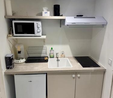 Adamville Apartment | Studio cosy indépendant avec kitchenette et jardinet, proche Paris