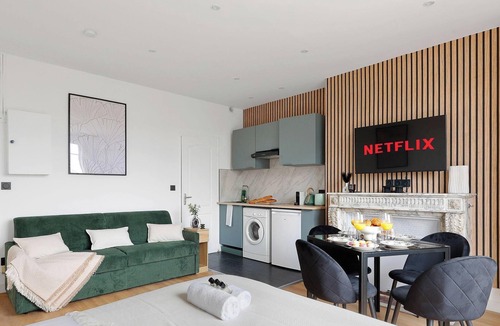 Quartier de la Maison-Blanche Apartment | Studio d'Architecte avec Cheminee - Design -4 personnes