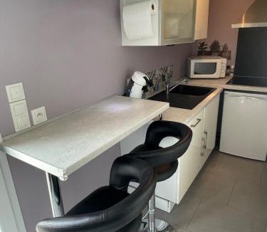 Joncherey Apartment | Studio de plein pied avec terrasse