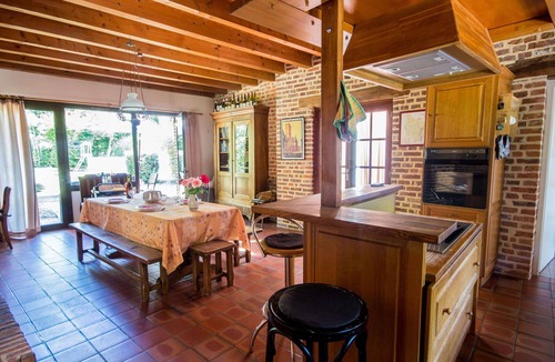 La Chapelle-Saint-Sauveur Villa | Stunning private villa for 8 people with WIFI, private pool, TV, terrace and pets allowed