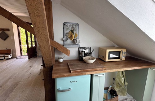 Francourt House | Stylish vacation apartment in enchanting natural surroundings with swimming pond