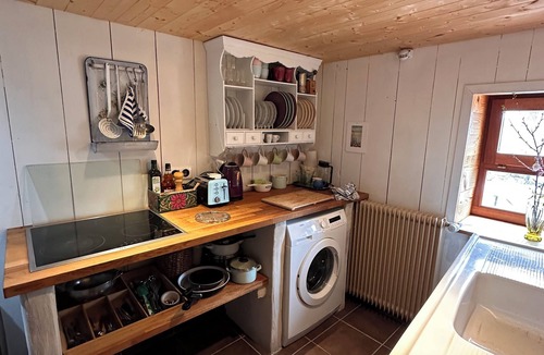 Francourt Cabin | Tiny House La Tourelle with natural swimming lake in a dreamlike Vosges landscape