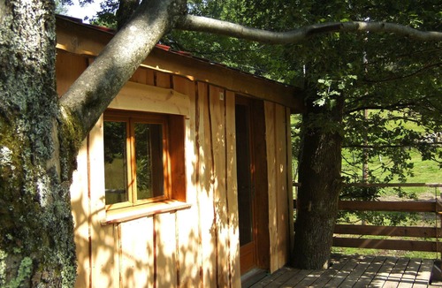 Ferdrupt Ski Chalet | Treehouse with terrace, sauna, and BBQ in Ferdrupt
