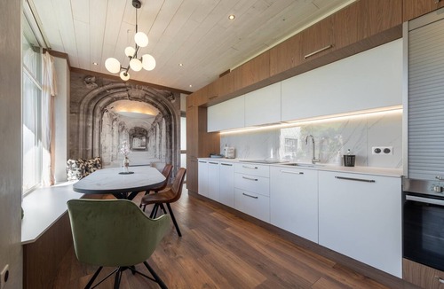 Travexin Apartment | Unique loft with mountain-view terrace, 2 bedrooms, sauna, garage – Beds made & cleaning included