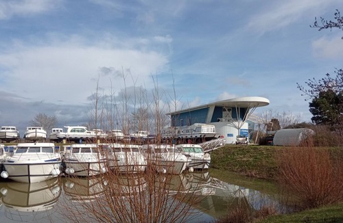 Pontailler-sur-Saone Boat Rental | "Unique Stay on Triton 1050 Boat at Port de Plaisance, Pontailler-sur-Saône"