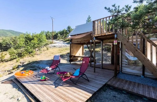 Rosans Cabin | Unterkunft in der Höhe "Le Nid d'Aigle" 44m2 - Privater Zugang - 3 Schlafzimmer - Terrassen - LV - Plancha 6 persons