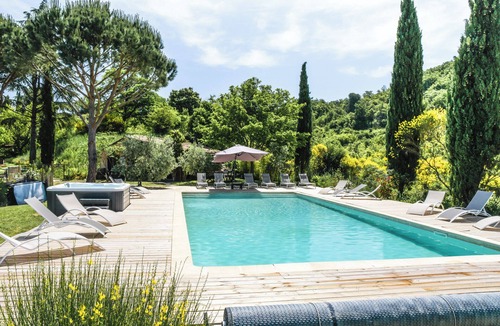 Methamis Villa | VENTOUX - LUBERON Large Mas for 20 people - Superb panoramic heated swimming pool