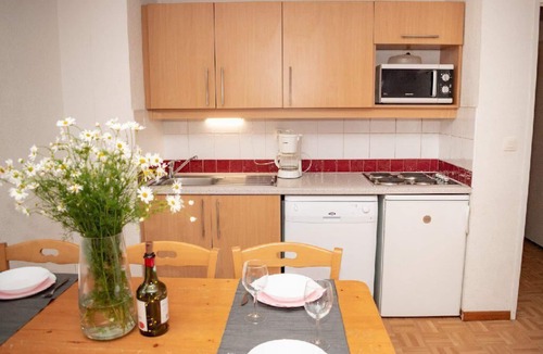 Puy-Saint-Vincent Apartment | Wifi, Ground floor, swimming pool, balcony, parking, tv, ski locker, 39m², Puy-Saint-Vincent