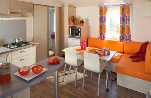 Athee House | ZEcamping 3* pet friendly mobil-home TV 28m2 6 pers