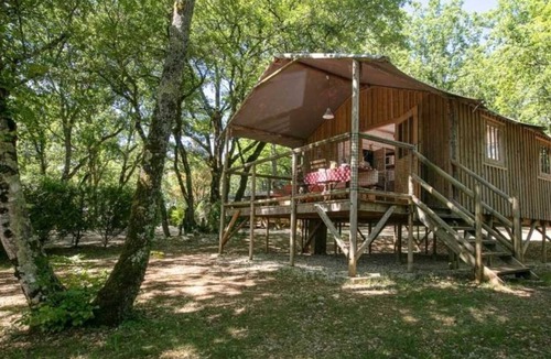 Loupiac Cabin | ZEcamping 4 étoiles parc aquatique dog friendly animations cabane BBQ 25m2