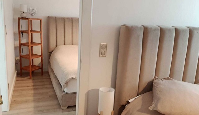 2 very nice connecting bedrooms with a private bathroom.