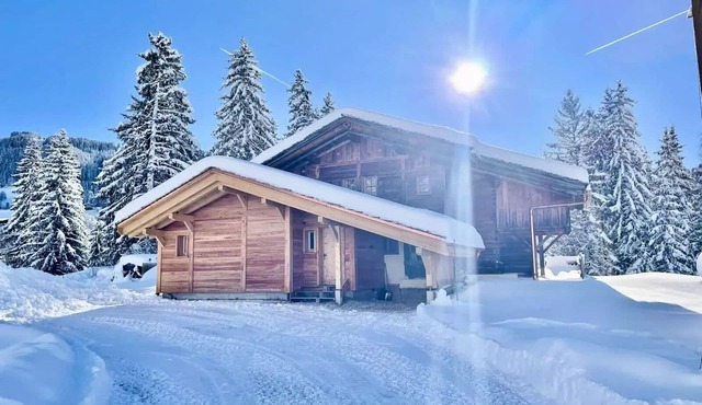A traditional chalet in a charming setting
