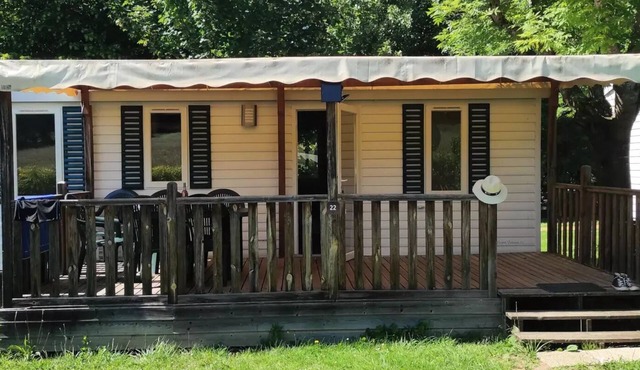 Air-conditioned mobile home 3 bedrooms/TV/31 m2 6 persons
