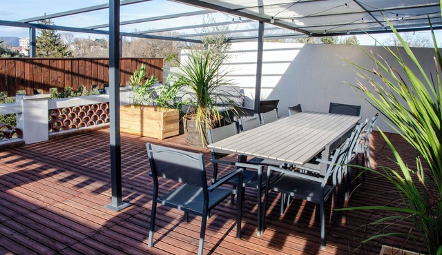 Appartement 2 chambres Rooftop-Montélimar