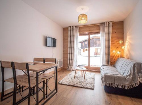 Appartement cosy 4* au pied des pistes avec WiFi et parking à Valmorel - FR-1-356-490