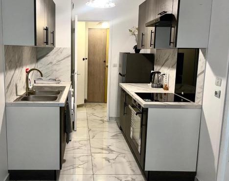 Appartement moderne lumineux avec vue verdure