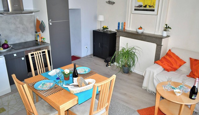 At'Home, in the historic center of Montelimar, cosy T2, Wifi
