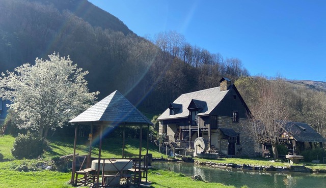 Authentic Mountain Retreat with Stunning Views and Large Park
