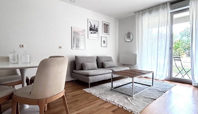 Beautiful 1-bedroom apartment with AC in Divonne-les-Bains