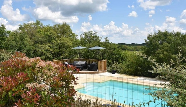Beautiful house with pool set in private grounds.