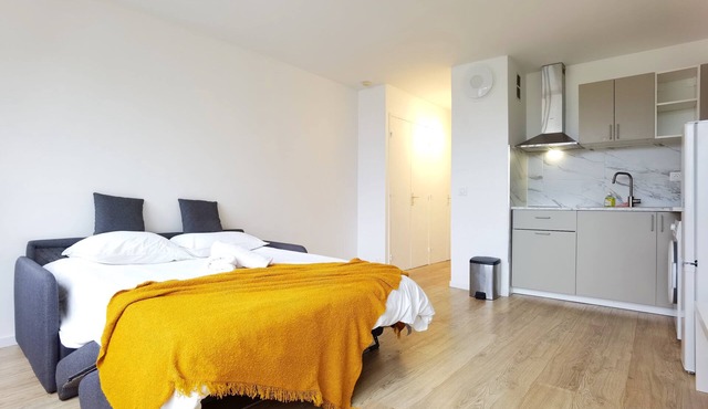 Bright Studio Near Paris Expo & Metro/Elevator