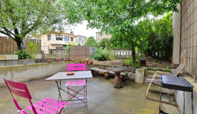 Bright studio with garden in Carcassonne