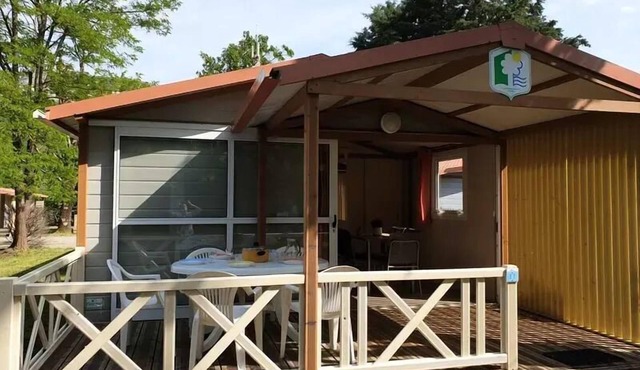 Campsite le Verger de Jastres * - Chalet MOREA 5 persons