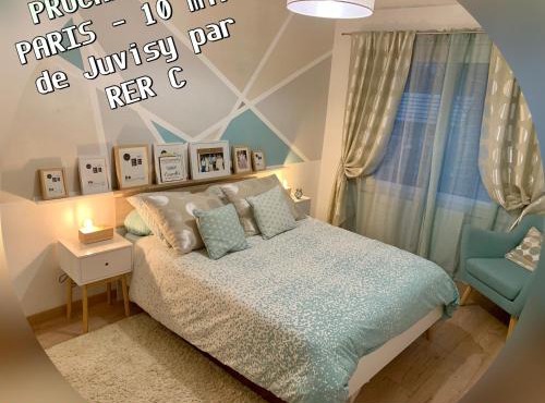 Chambre Suite Cosy - Paris Sud et Proche Orly - Service Parking