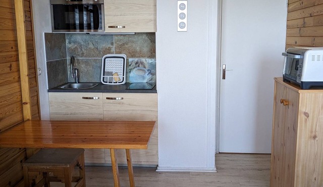 Cozy studio for 2 with balcony in Les Adrets-Prapoutel