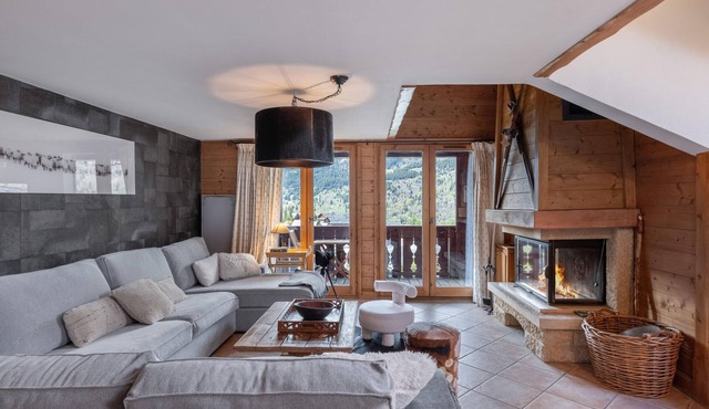Duplex for 8 with sauna and parking in Méribel