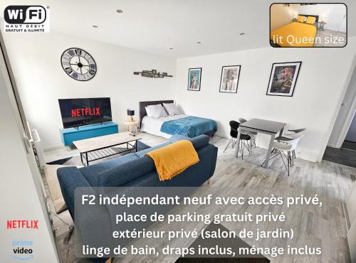 F2 neuf tout confort proche Epinal/lac de Bouzey