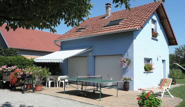 Gîte La Maison Bleue * 6km route du vin near Colmar secure courtyard garden