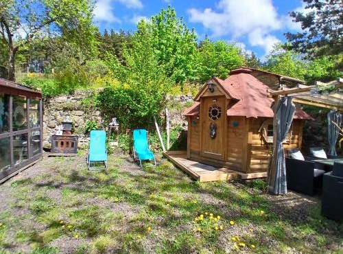 Kota Hutte Africain, bain norvégien et sauna
