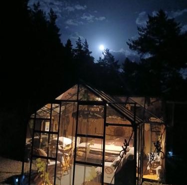 L'Ô Ré des Bois, hébergement insolite Clair de Lune, Bain norvégien, sauna, kota