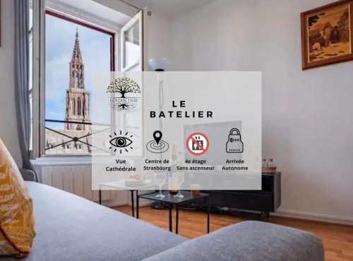 Le Batelier - Hyper-centre, vue unique Cathédrale