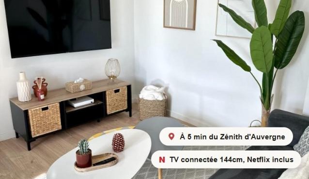 Le Cosy, 5 minutes du Zénith de Cournon d'Auvergne