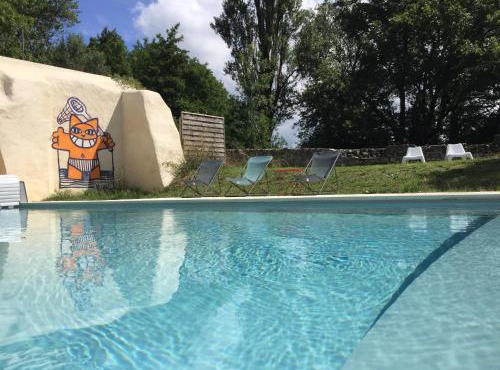 Les pieds dans l'eau, L'Estancot - Rivière privée - Piscine