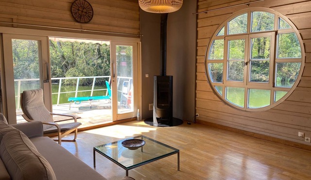 Maison Flottante en Pleine Nature à 35 mn de Paris