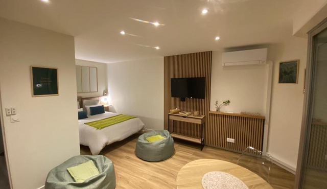 Meylan, T1 cosy & clim, proche Inovallée CHU, UGA